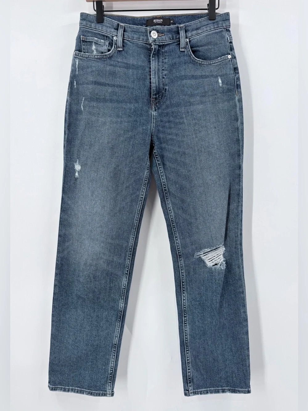 Hudson Jeans Remi High-Rise Straight Ankle Jeans